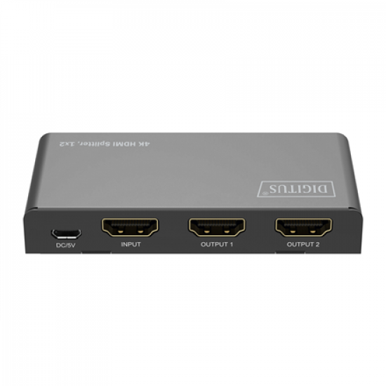 Digitus 4K HDMI Splitter, 1x2 | DS-55336 | Black