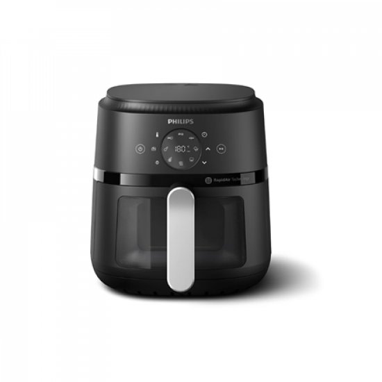 Philips Airfryer | NA221/00 2000 series | Power 1500 W | Capacity 4.2 L | Rapid Air technology | Black/Silver
