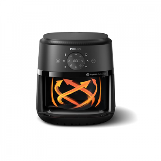 Philips Airfryer | NA221/00 2000 series | Power 1500 W | Capacity 4.2 L | Rapid Air technology | Black/Silver