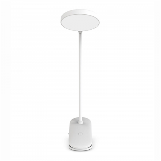 ColorWay LED Table Lamp Flexible and Clip 2 with Built-in Battery | CW-DL10FCB-W