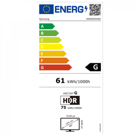 Samsung | LS49DG934SUXEN Odyssey G9 G93SD | 49 