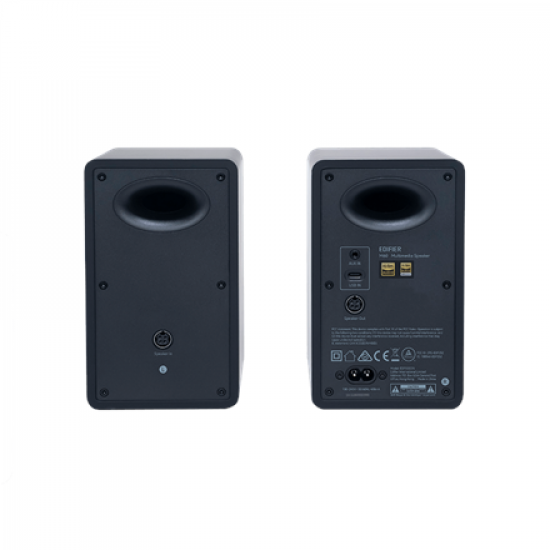 Edifier | Compact Desktop 2.0 Speakers | M60 | 66 W | Bluetooth | Black | ≥ 85 dB | Wireless connection