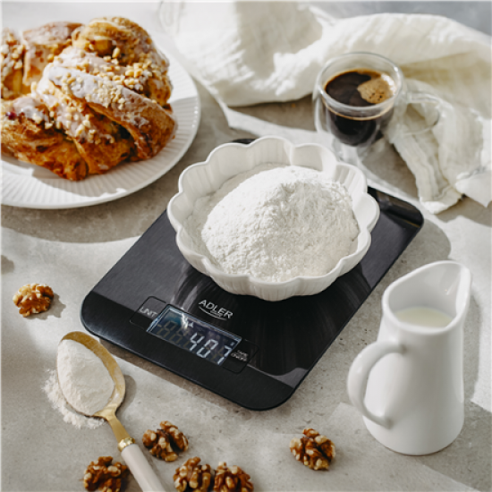 Adler Kitchen Scale | AD 3183b | Graduation 1 g | Black