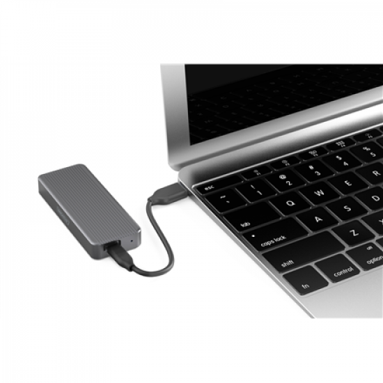 Digitus USB M.2 hard disk enclosure, SSD, external, NVMe, 20Gbps, USB 3.2 Gen2x2 | DA-71157