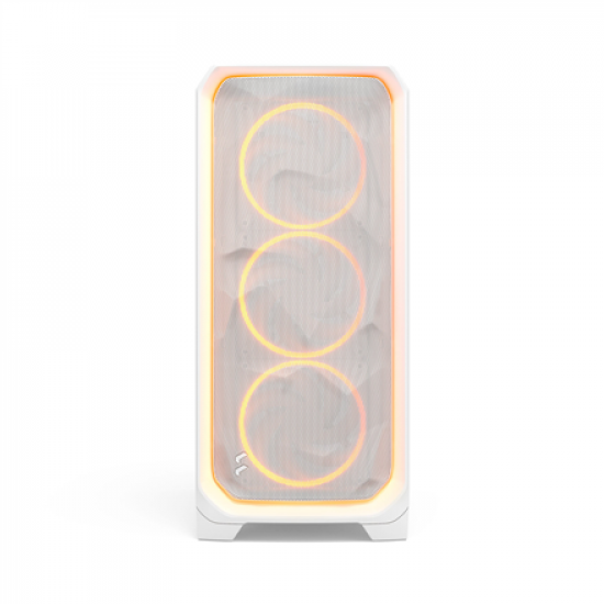 Fractal Design Meshify 3 | Ambience Pro RGB White TG Clear Tint | ATX | Power supply included No