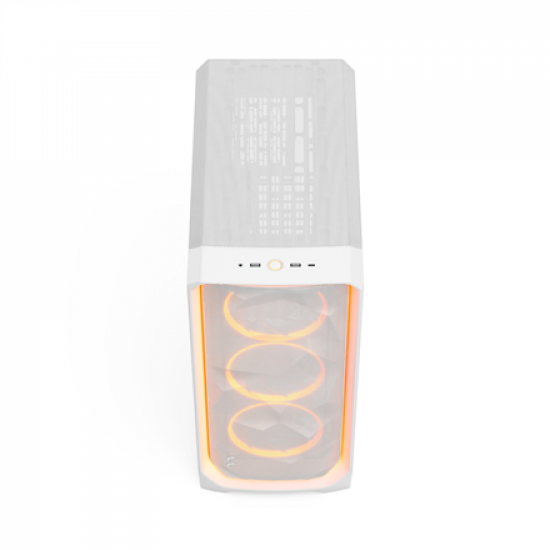 Fractal Design Meshify 3 | Ambience Pro RGB White TG Clear Tint | ATX | Power supply included No