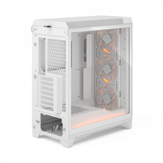 Fractal Design Meshify 3 | Ambience Pro RGB White TG Clear Tint | ATX | Power supply included No