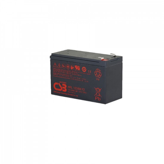 CSB Battery Battery 12V 9Ah 34W Pb F2 | HRL1234W