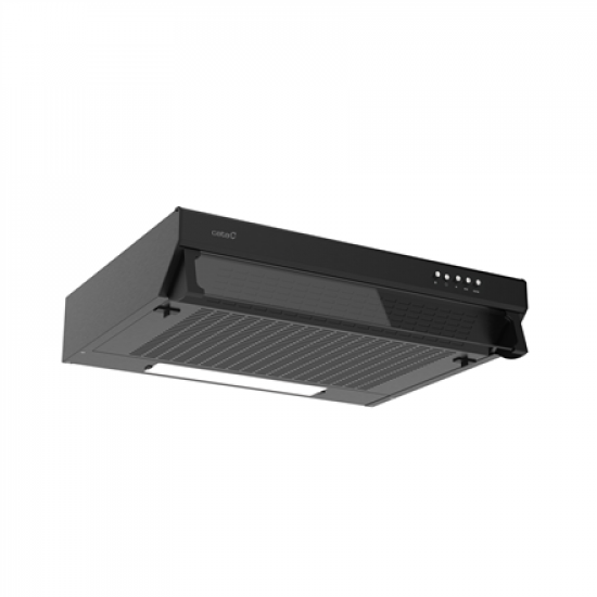 CATA Hood | FK SLIM 6000 BK | Conventional | Energy efficiency class B | Width 60 cm | 162 m³/h | Mechanical | LED | Black