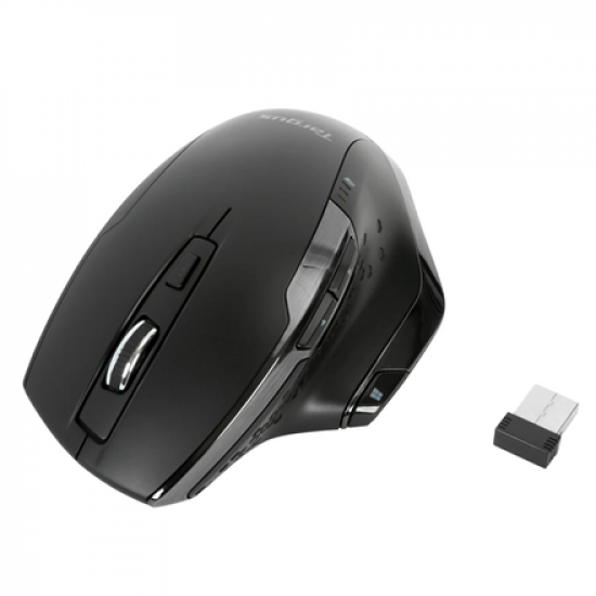 Targus | Antimicrobial Ergo Mouse | AMW584GL | Wireless | 2.4 Ghz | Black