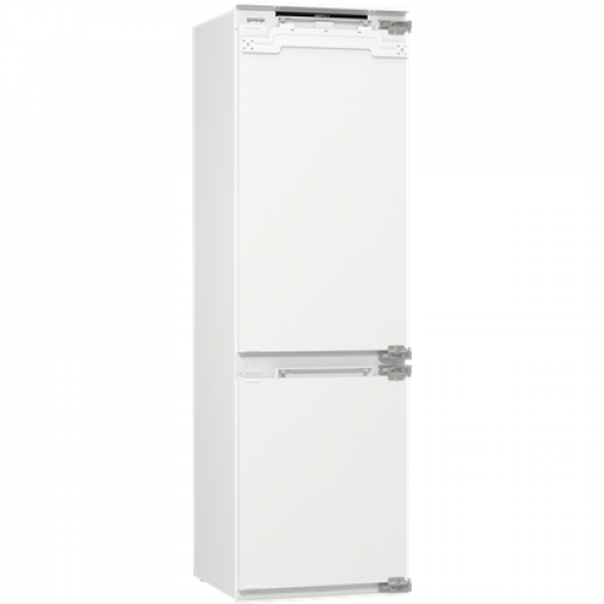 Gorenje Refrigerator | NRKI517E82WF | Energy efficiency class E | Built-in | Combi | Height 177.2 cm | No Frost system | Fridge net capacity 176 L | Freezer net capacity 76 L | Display | 35 dB | White