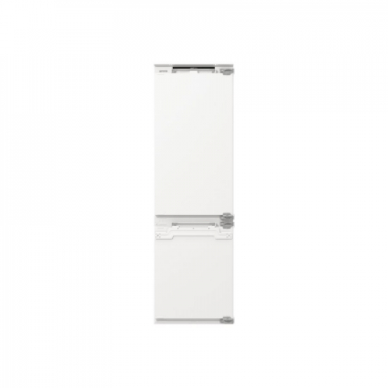 Gorenje Refrigerator | NRKI517E42 | Energy efficiency class E | Built-in | Combi | Height 177.2 cm | No Frost system | Fridge net capacity 176 L | Freezer net capacity 76 L | Display | 35 dB | White