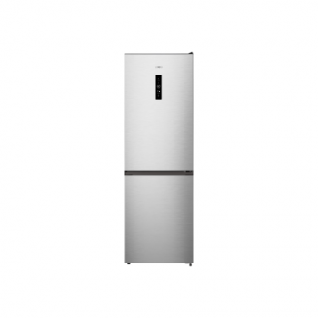 Gorenje Refrigerator | N619EAXL4 | Energy efficiency class E | Free standing | Combi | Height 186 cm | No Frost system | Fridge net capacity 207 L | Freezer net capacity 97 L | Display | 39 dB | Grey