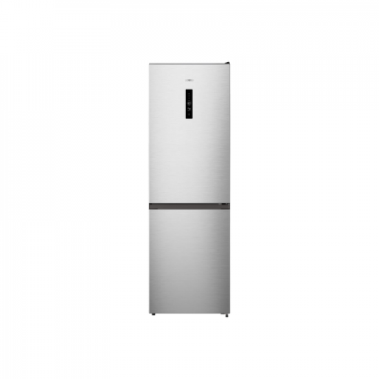 Gorenje Refrigerator | N619EAXL4 | Energy efficiency class E | Free standing | Combi | Height 186 cm | No Frost system | Fridge net capacity 207 L | Freezer net capacity 97 L | Display | 39 dB | Grey