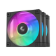 Deepcool | Performance 120mm Fan, 3-Pack | R-FD12-BKAPN3-G ARGB-3 IN 1