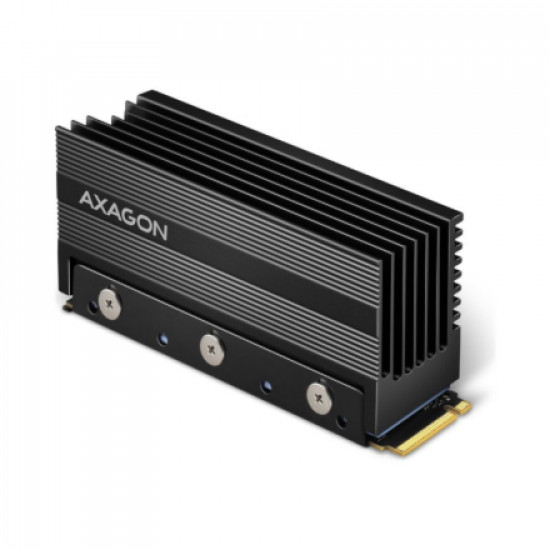 AXAGON Passive aluminum heatsink for single-sided and double-sided M.2 SSD disks, size 2280, height 36 mm | CLR-M2XL