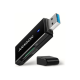 AXAGON Slim super-speed USB 3.2 Gen 1 card reader with a direct USB-A connector | CRE-S2N
