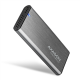 AXAGON External USB-C 3.2 Gen 2 metal box for M.2 NVMe & SATA SSD disks | EEM2-SG2
