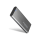 AXAGON External USB-C 3.2 Gen 2 metal box for M.2 NVMe & SATA SSD disks | EEM2-SG2