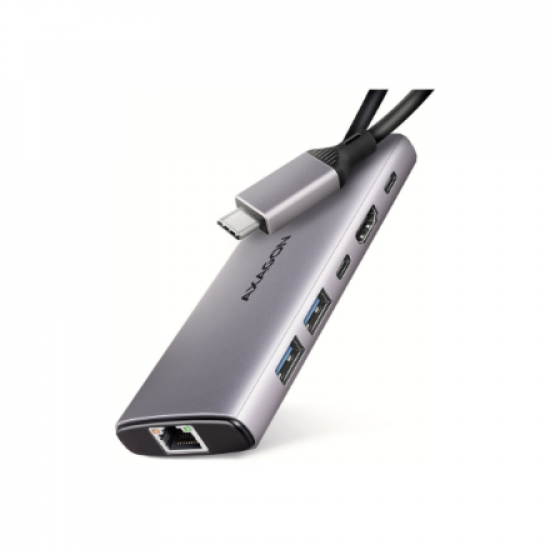 AXAGON Multi port USB-C 10Gbps hub | HMC-6G2L