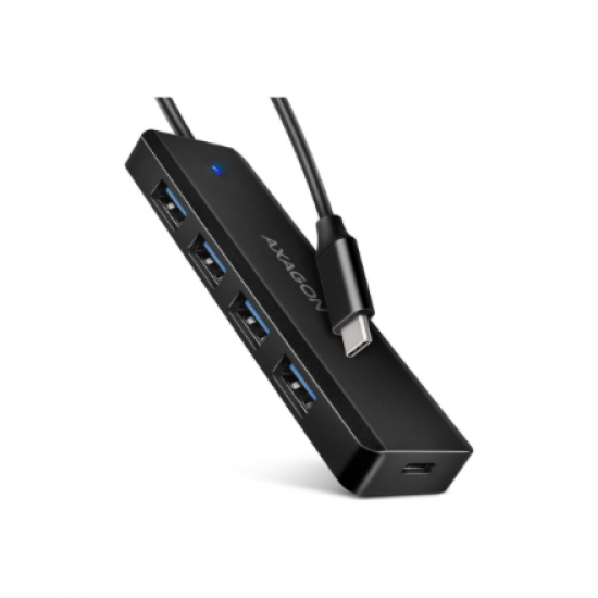 AXAGON Travel four-port USB-C 5Gbps hub | HUE-C1C