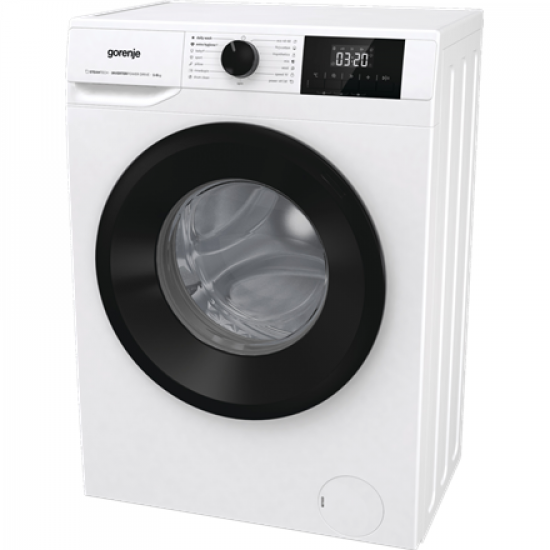 Gorenje Washing Machine | W3NGPI62SBS | Energy efficiency class B | Front loading | Washing capacity 6 kg | 1200 RPM | Depth 47 cm | Width 60 cm | LCD | Steam function