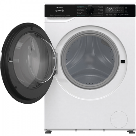 Gorenje Washing Machine with Dryer | WD2PA1X64ADW | Energy efficiency class A/D | Front loading | Washing capacity 10.5 kg | 1400 RPM | Depth 59 cm | Width 60 cm | Display | LED | Drying system | Drying capacity 6 kg | Steam function | Wi-Fi | White