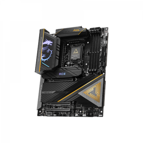 MSI MEG Z890 ACE | Processor family Intel | Processor socket LGA1851 | Supported hard disk drive interfaces SATA, M.2 | Number of SATA connectors 4