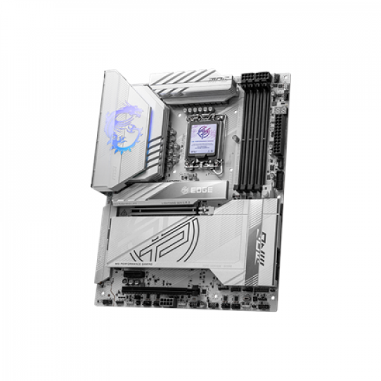 MSI MPG Z890 EDGE TI WIFI | Processor family Intel | Processor socket LGA1851 | Supported hard disk drive interfaces SATA, M.2 | Number of SATA connectors 4