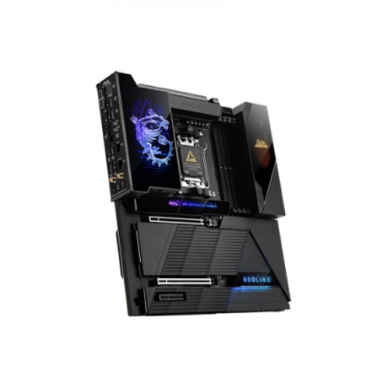 MSI MEG X870E GODLIKE | Processor family AMD | Processor socket AM5 | Supported hard disk drive interfaces SATA, M.2 | Number of SATA connectors 4