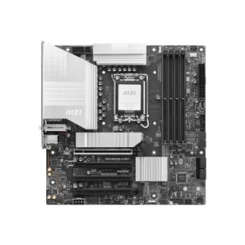 MSI PRO B860M-A WIFI | Processor family Intel | Processor socket LGA1851 | DDR5 | Supported hard disk drive interfaces SATA, M.2 | Number of SATA connectors 4