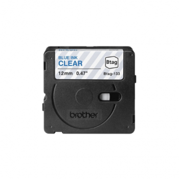Brother BTAG-133 | Blue on Clear | Btag