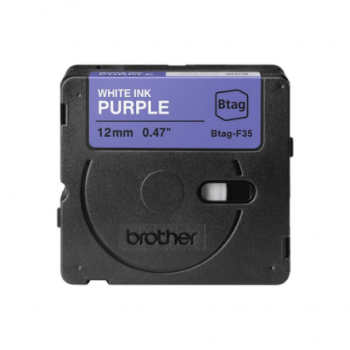 Brother BTAG-F35 | White on Purple | Btag