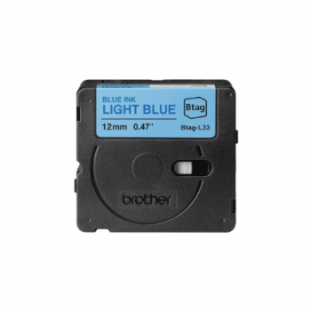 Brother BTAG-L33 | Blue on Light Blue | Btag