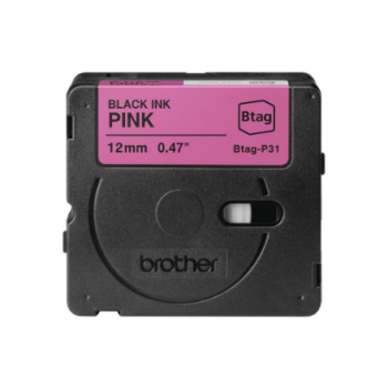 Brother BTAG-P31 | Black on Pink | Btag