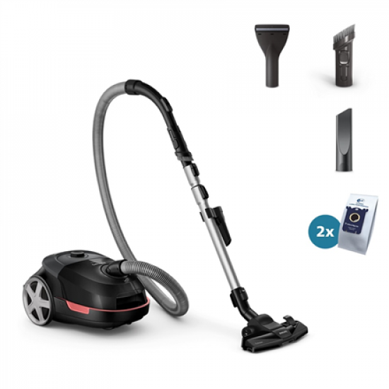 Philips | Vacuum Cleaner | XD5123/10 Series 5000 | Bagged | Power 900 W | Dust capacity 4 L | Black