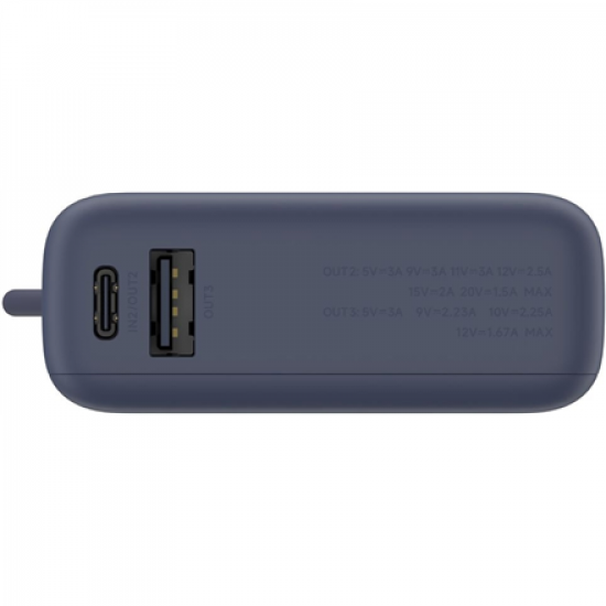 Xiaomi 33W Power Bank (Integrated Cable) | 10000 mAh | USB-C | Ice Blue
