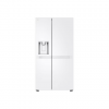 LG Refrigerator | GSLC40SWPE | Energy efficiency class E | Free standing | Side by side | Height 179 cm | Fridge net capacity 417 L | Freezer net capacity 221 L | Display | 36 dB | White
