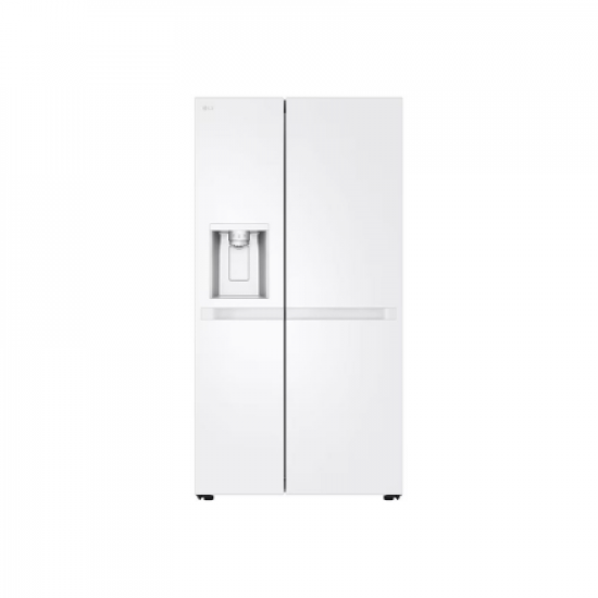 LG Refrigerator | GSLC40SWPE | Energy efficiency class E | Free standing | Side by side | Height 179 cm | Fridge net capacity 417 L | Freezer net capacity 221 L | Display | 36 dB | White