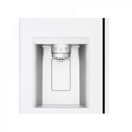 LG Refrigerator | GSLC40SWPE | Energy efficiency class E | Free standing | Side by side | Height 179 cm | Fridge net capacity 417 L | Freezer net capacity 221 L | Display | 36 dB | White