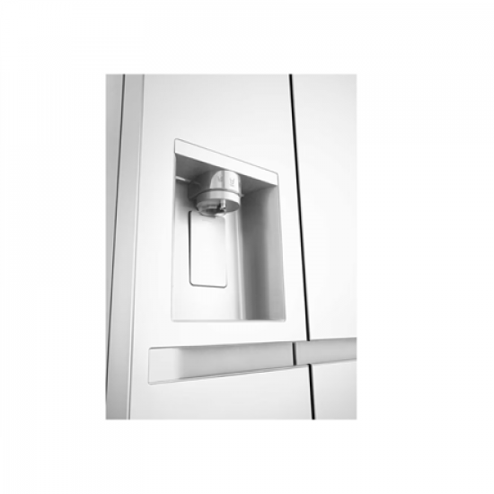 LG Refrigerator | GSLC40SWPE | Energy efficiency class E | Free standing | Side by side | Height 179 cm | Fridge net capacity 417 L | Freezer net capacity 221 L | Display | 36 dB | White