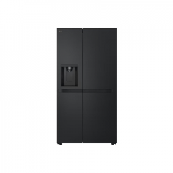 LG Refrigerator | GSLC41EPPE | Energy efficiency class E | Free standing | Side by side | Height 179 cm | Fridge net capacity 420 L | Freezer net capacity 221 L | Display | 36 dB | Black