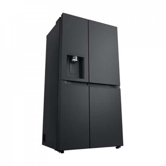 LG Refrigerator | GSLC41EPPE | Energy efficiency class E | Free standing | Side by side | Height 179 cm | Fridge net capacity 420 L | Freezer net capacity 221 L | Display | 36 dB | Black