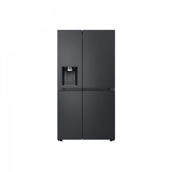 LG Refrigerator | GSLC41EPPE | Energy efficiency class E | Free standing | Side by side | Height 179 cm | Fridge net capacity 420 L | Freezer net capacity 221 L | Display | 36 dB | Black