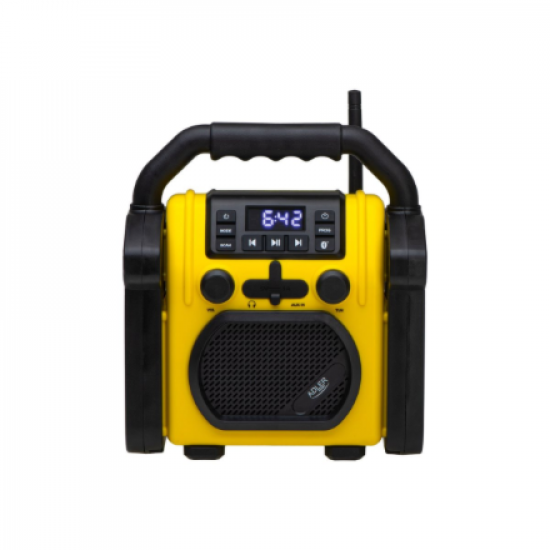 Adler | Construction radio with Bluetooth | AD 1911 | AUX in | Black/Yellow