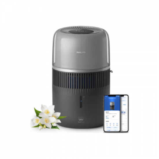 Philips | Air Humidifier | HU5710/03 5000 series | 14.1 W | Water tank capacity 4.5 L | Suitable for rooms up to 56 m² | NanoCloud technology | Humidification capacity 400 ml/hr