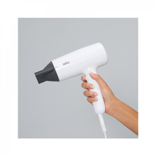 Braun | Hair dryer | BRHD210E | 2100 W | Number of temperature settings 3 | White