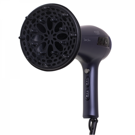 Adler Hair dryer with retractable power cord | AD 2273 | 2000 W | Number of temperature settings 3 | Diffuser nozzle | Dark Violet