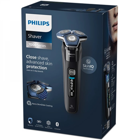 Philips Shaver | S7886/35 Series 7000 | Operating time (max) 60 min | Wet & Dry | Lithium Ion | Black