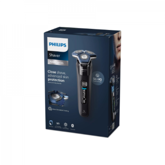 Philips Shaver | S7886/35 Series 7000 | Operating time (max) 60 min | Wet & Dry | Lithium Ion | Black